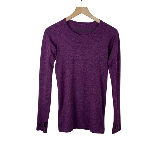 Lululemon Run Swiftly Tech Long Sleeve Purple Heather - Picture 1 of 6